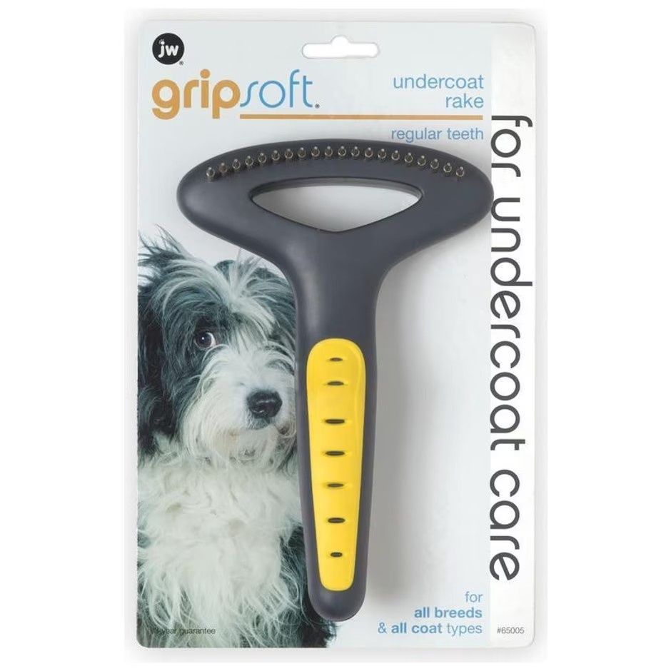 JW GRIPSOFT UNDERCOAT RAKE, Size: REG