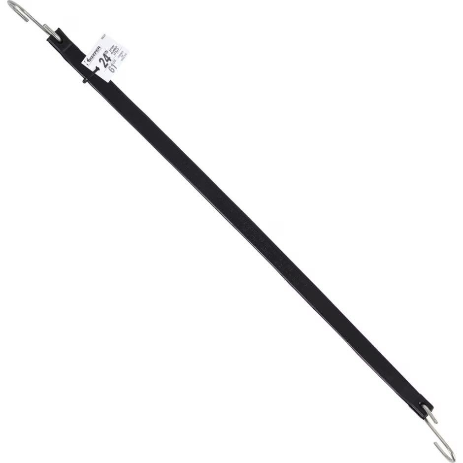 KEEPER EPDM RUBBER STRAP W/S HOOKS, Size: 24 in