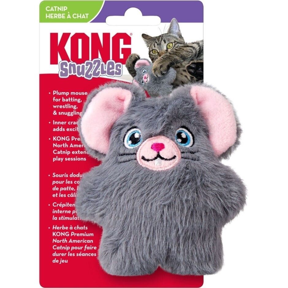 Kong Snuzzle Mouse Gray