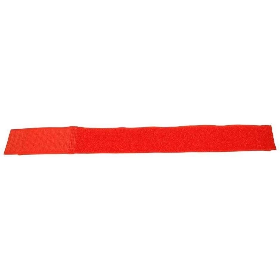 NYLON LEGBANDS W/HOOK &amp; LOOP CLOSURE, Color: Red