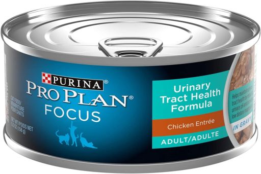Purina Pro Plan Focus Urinary Tract Health Formula Chicken Entree in Gravy Adult Wet Cat Food - 5.5 oz. Can