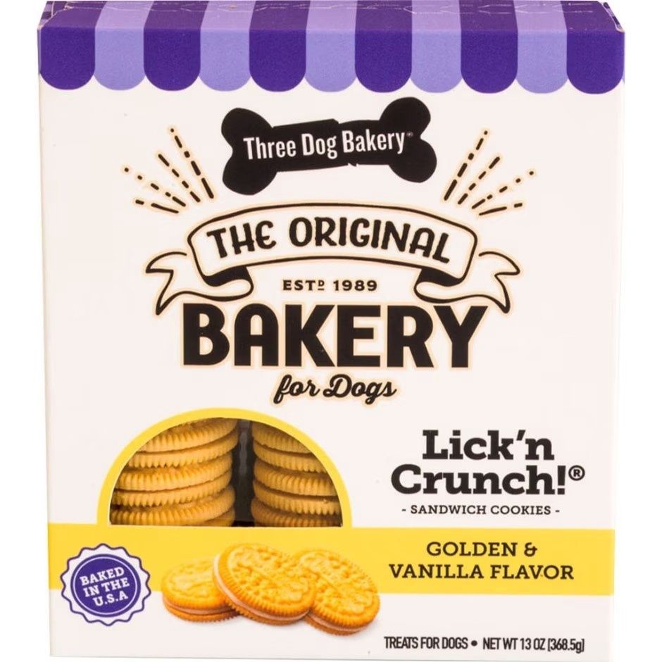 LICK &#39;N CRUNCH SANDWICH COOKIES, Flavor: Vanilla