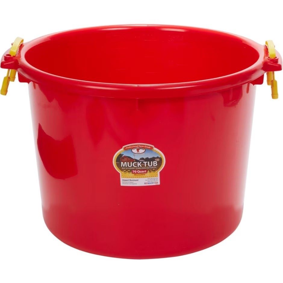 LITTLE GIANT DURAFLEX MUCK TUB, Size: 70 qt