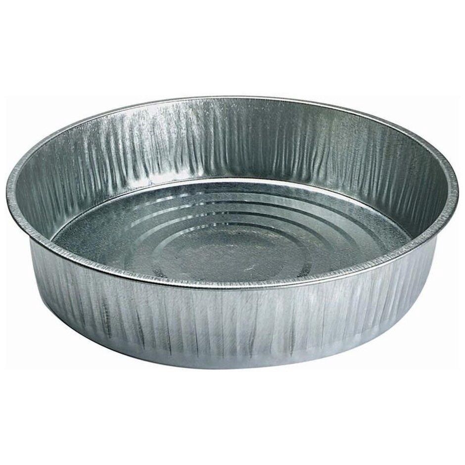 LITTLE GIANT GALVANIZED FEED PAN, Size: 13 qt