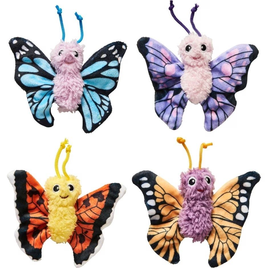LOVE THE EARTH BUTTERFLY CAT TOY