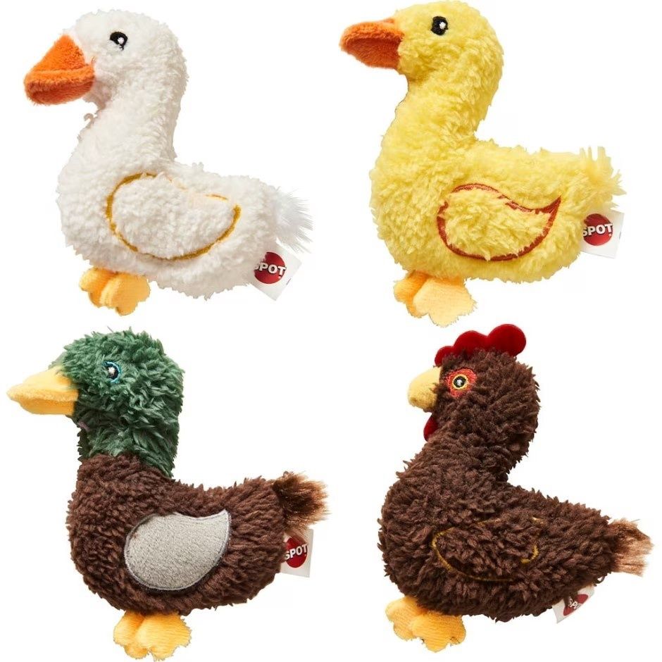 LOVE THE EARTH BARNYARD BIRD CAT TOY
