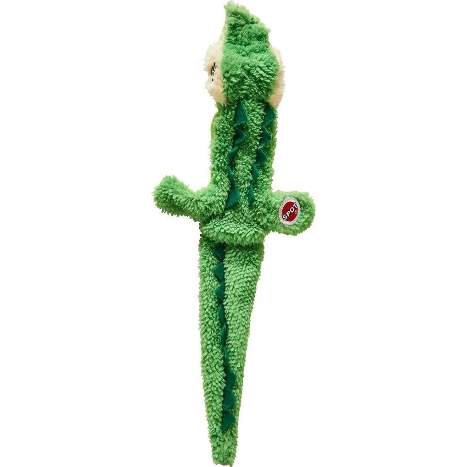 LOVE THE EARTH CROCODILE STUFFING FREE DOG TOY