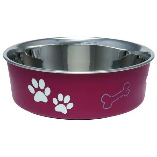 Loving Pets Bella Bowl, Color: Merlot, Size: X-Large