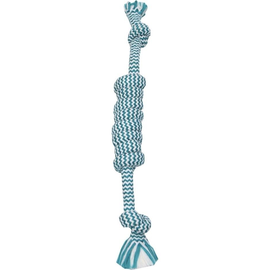 Mammoth Flossy Chews Extra Fresh Monkey Fist Bar Tug Dog Toy  Large  18