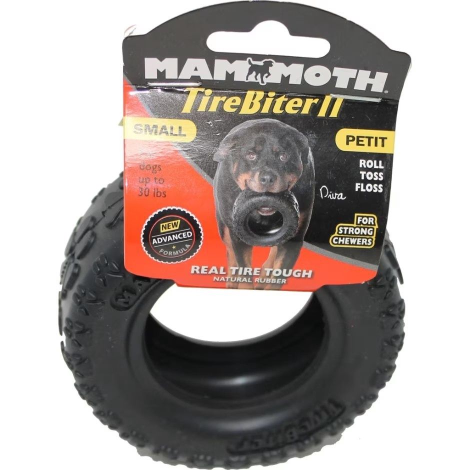 MAMMOTH TireBiter II Dog Toy, Size: Small