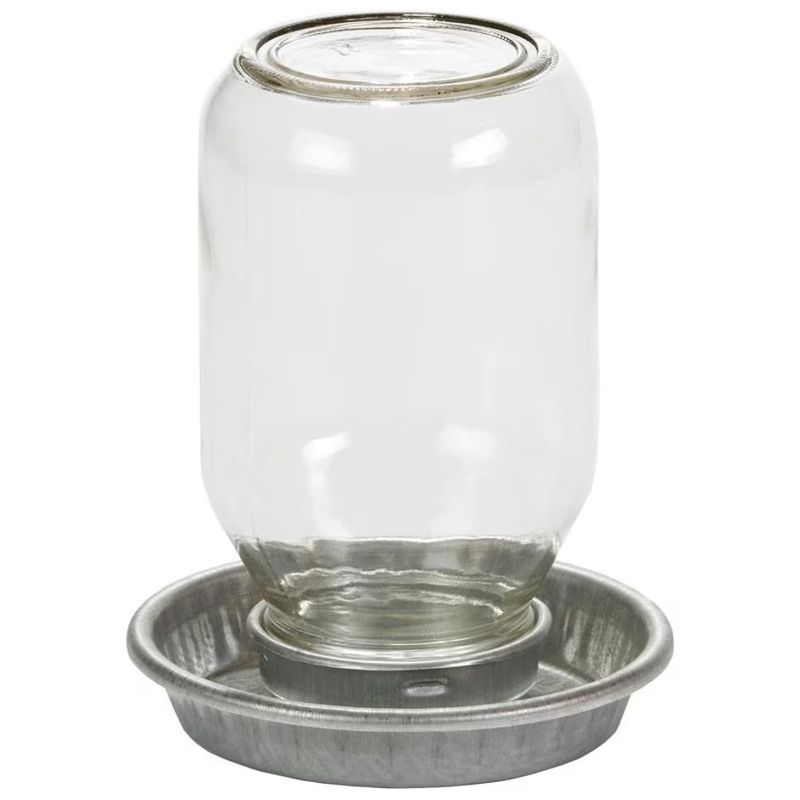 MASON JAR BABY CHICK WATERER 1QT