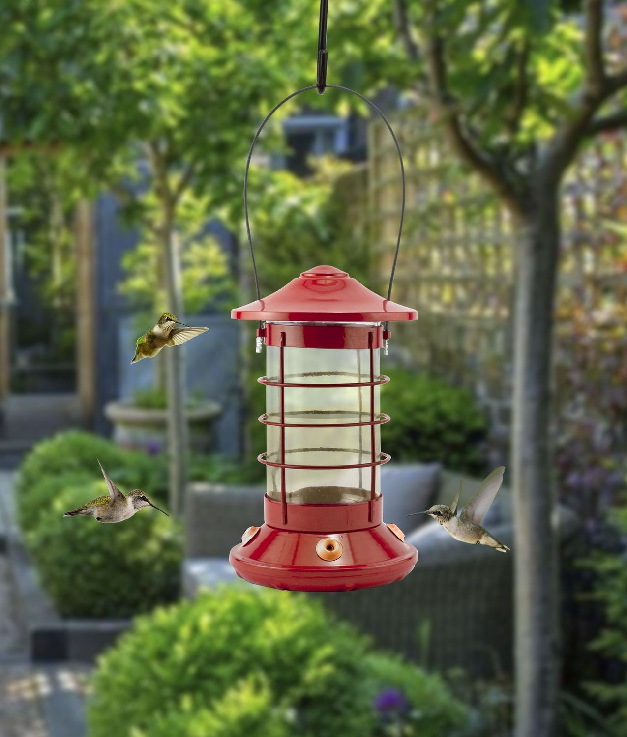 Modern Farmhouse Port Light Hummingbird Feeder