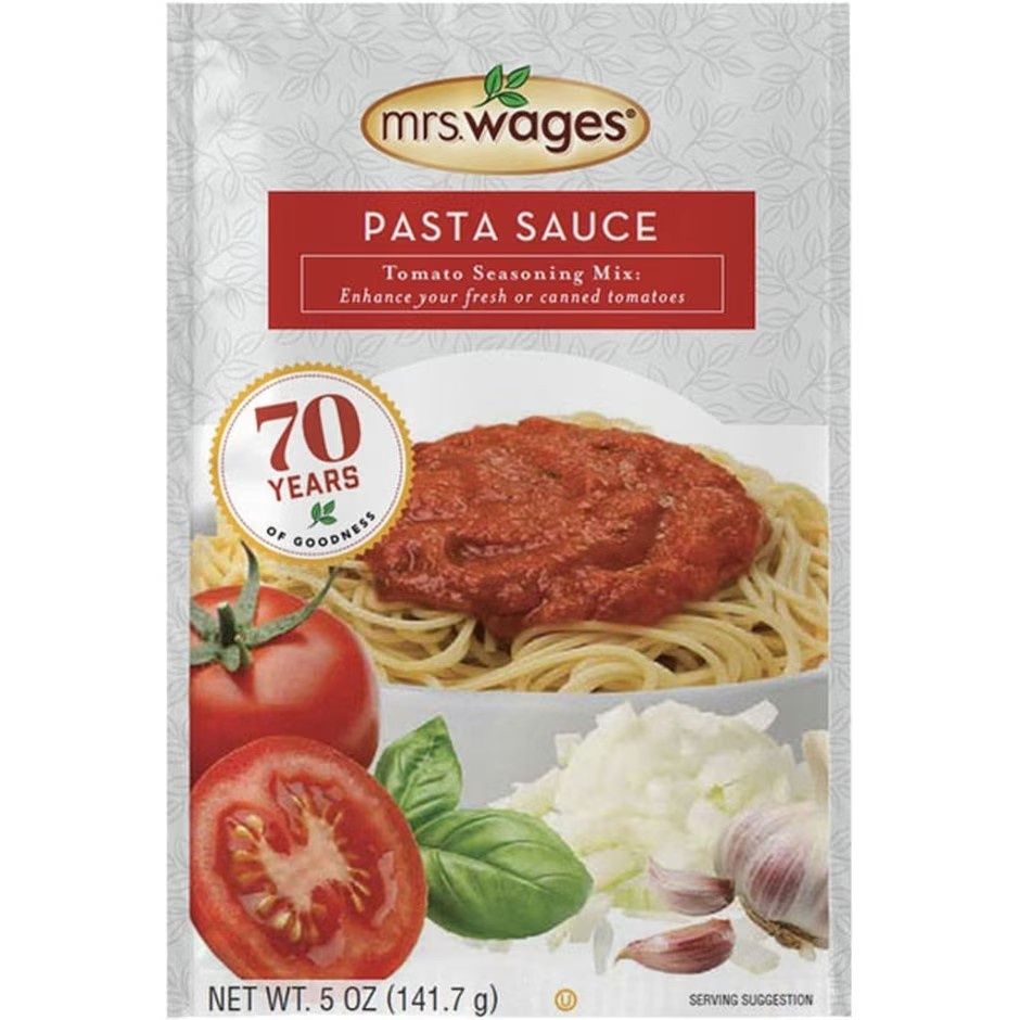 MRS. WAGES PASTA SAUCE TOMATO MIX, Size: 5 oz