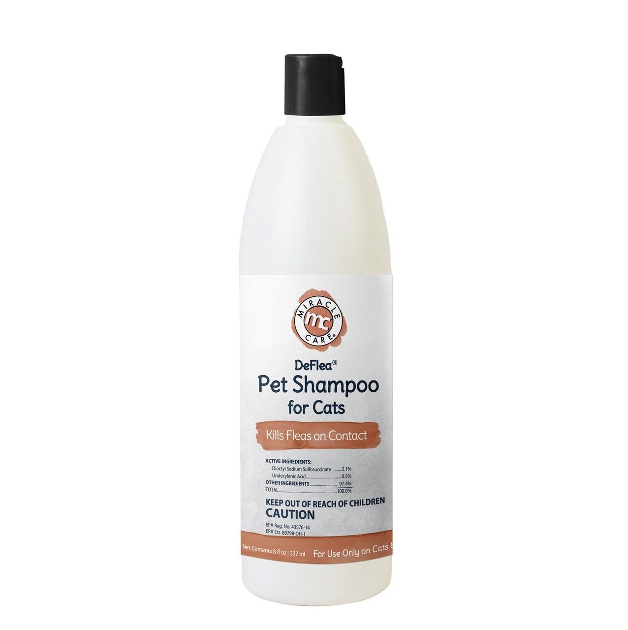 Natural Chemistry Deflea Pet Shampoo For Cats &amp; Kittens  8 oz