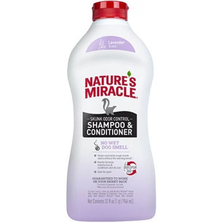 NATURE&#39;S MIRACLE SKUNK ODOR CONTROL SHAMPOO, Type: Lavender