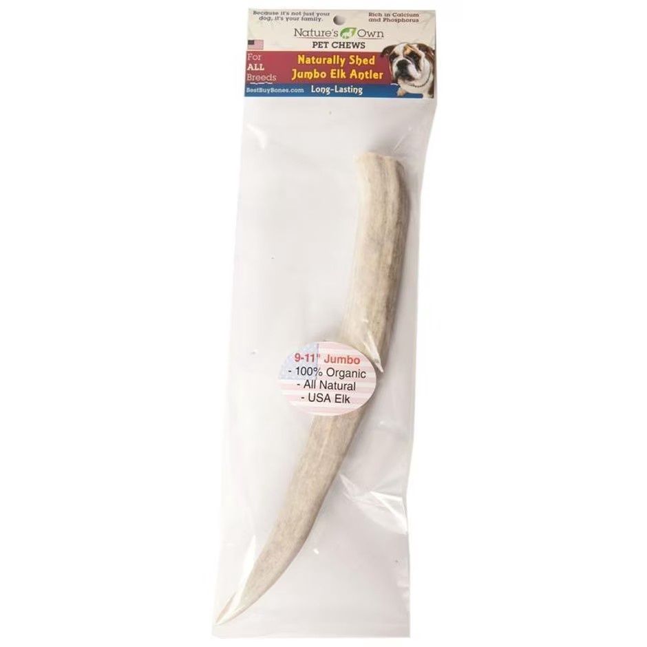 NATURE&#39;S OWN USA ELK ANTLER, Size: 9-11in Jumbo