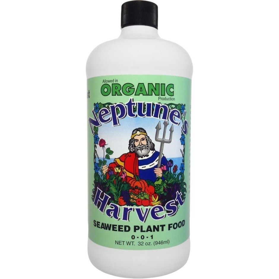 NEPTUNE&#39;S HARVEST SEAWEED PLANT FOOD 0-0-1, Size: 1QT