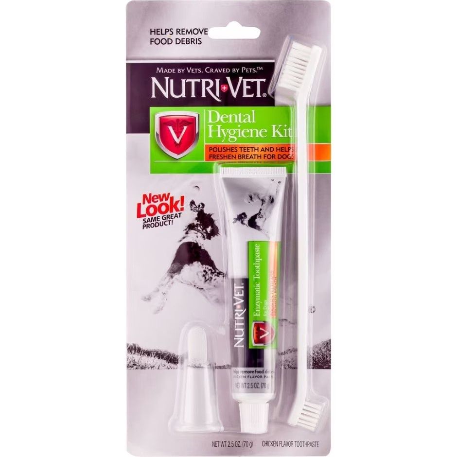 NUTRI-VET DENTAL HYGIENE KIT FOR DOGS