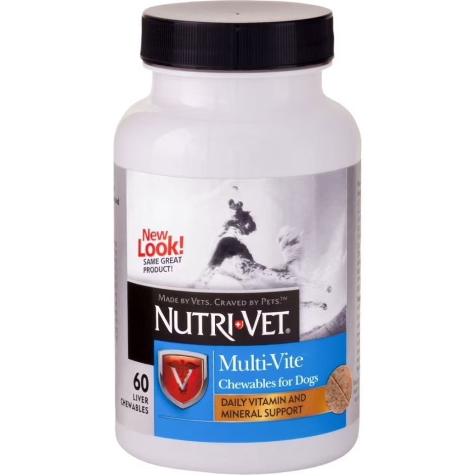 NUTRI-VET MULTI-VITE CHEWABLES FOR DOGS, Size: 60 ct