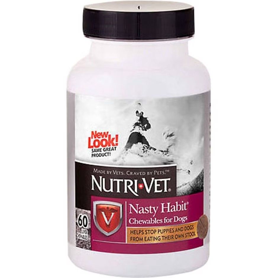 NUTRI-VET NASTY HABIT CHEWABLES FOR DOGS &amp; PUPPIES, Size: 60 ct