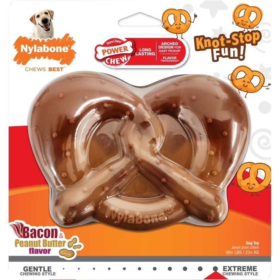 Nylabone Power Chew Pretzel Dog Chew Toy