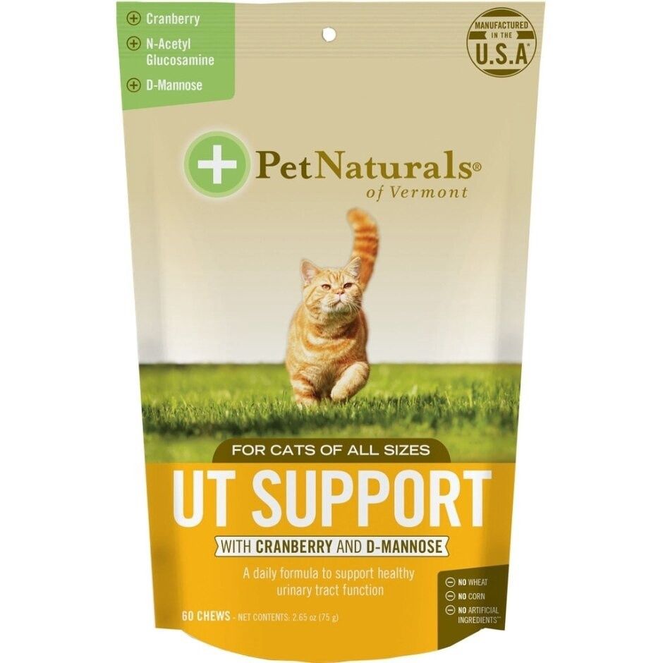 PET NATURALS URINARY TRACT SUPPORT CAT CHEWS, Size: 60 ct