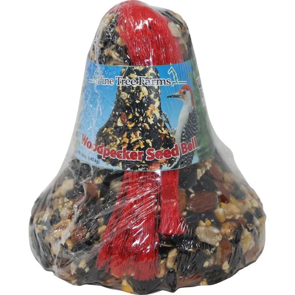 PINE TREE FARMS SEED BELL, Size: 15 oz, Type: Woodpecker