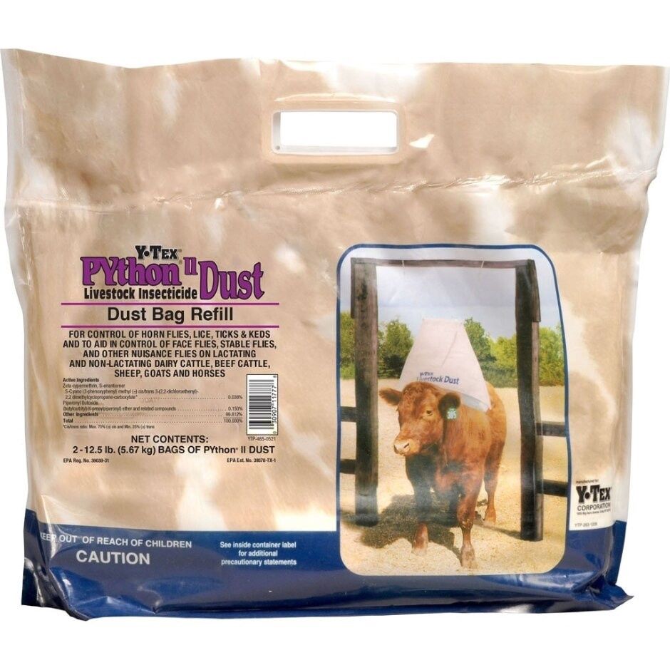 PYTHON II DUST BAG REFILL INSECT REPELLENT, Size: 12.5-lb