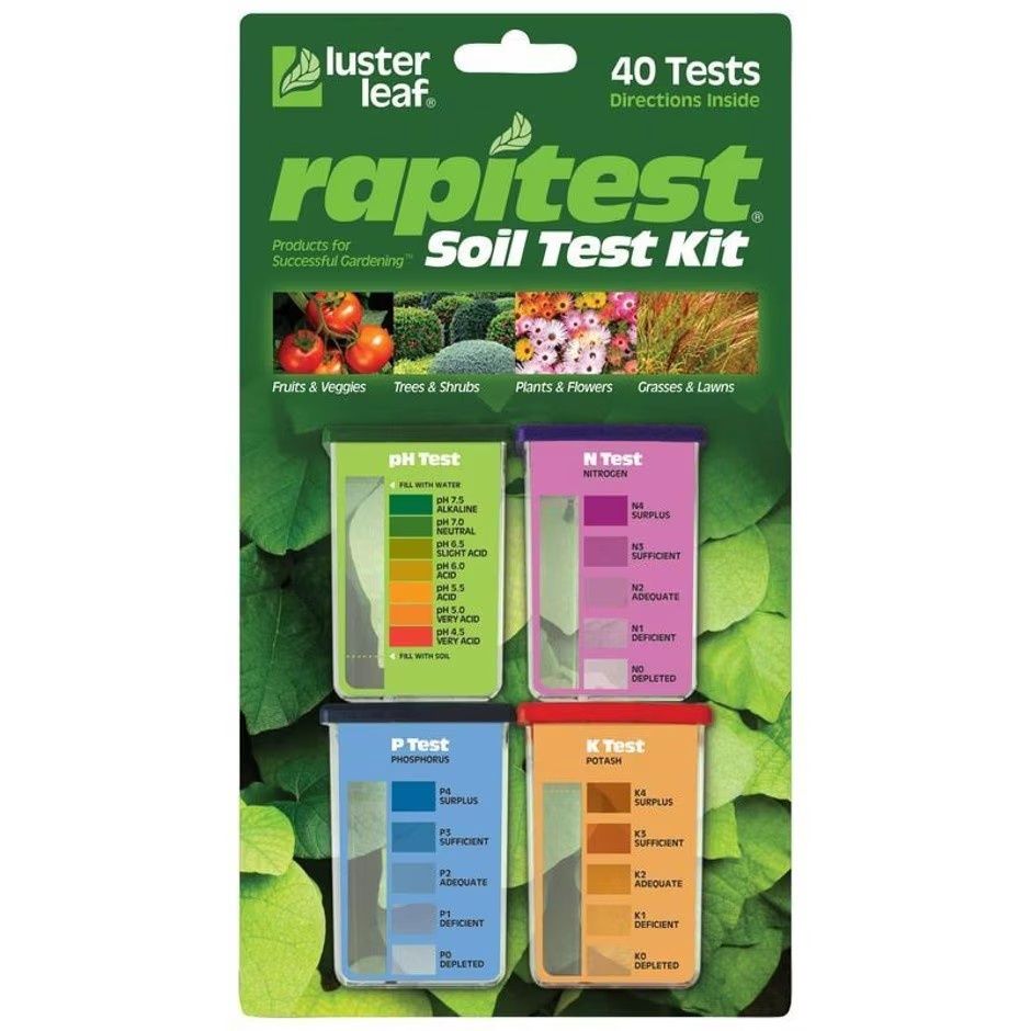 RAPITEST SOIL TEST KIT 4 VALUES, Count: 40 ct
