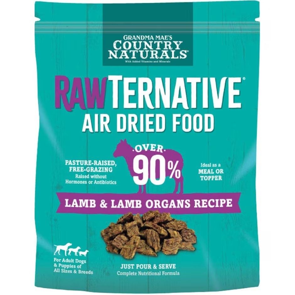 RAWTERNATIVE AIR DRIED DOG FOOD LAMB, Size: 5-oz