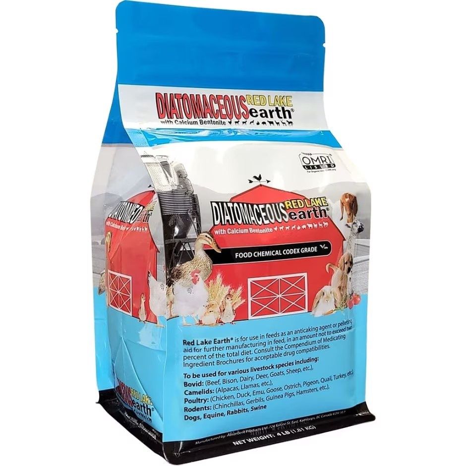RED LAKE DIATOMACEOUS EARTH, Size: 4lb bag