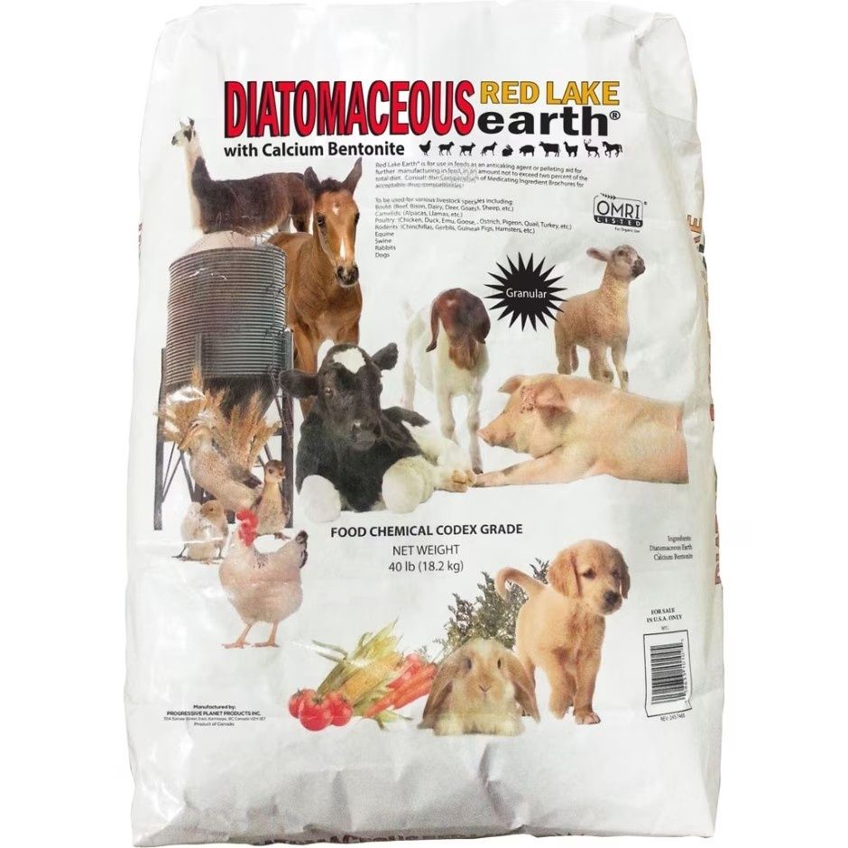 Red Lake Diatomaceous Earth W/Calcium Granular 40 lb
