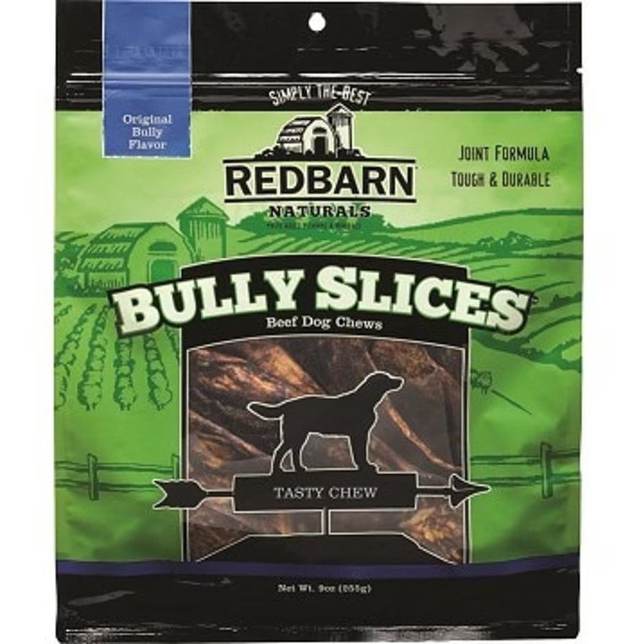 REDBARN NATURALS BULLY SLICES BEEF CHEW, Size: 9 oz