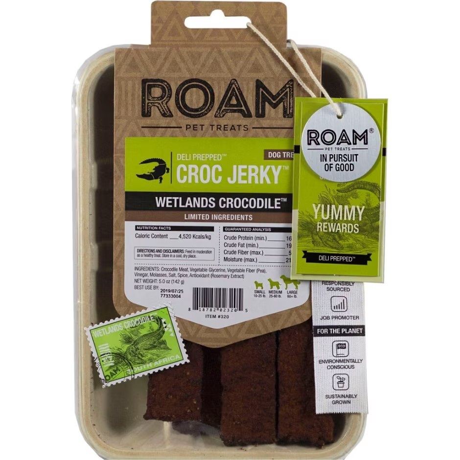 ROAM DELI PREPPED CROC JERKY, Size: 5 oz