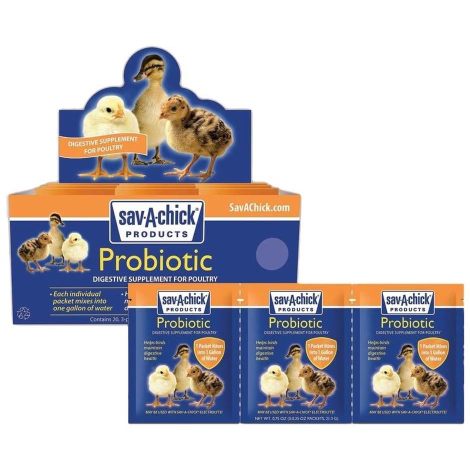 SAV-A-CHICK PROBIOTIC SUPPLEMENT, Size: 0.17 oz - 3 pack