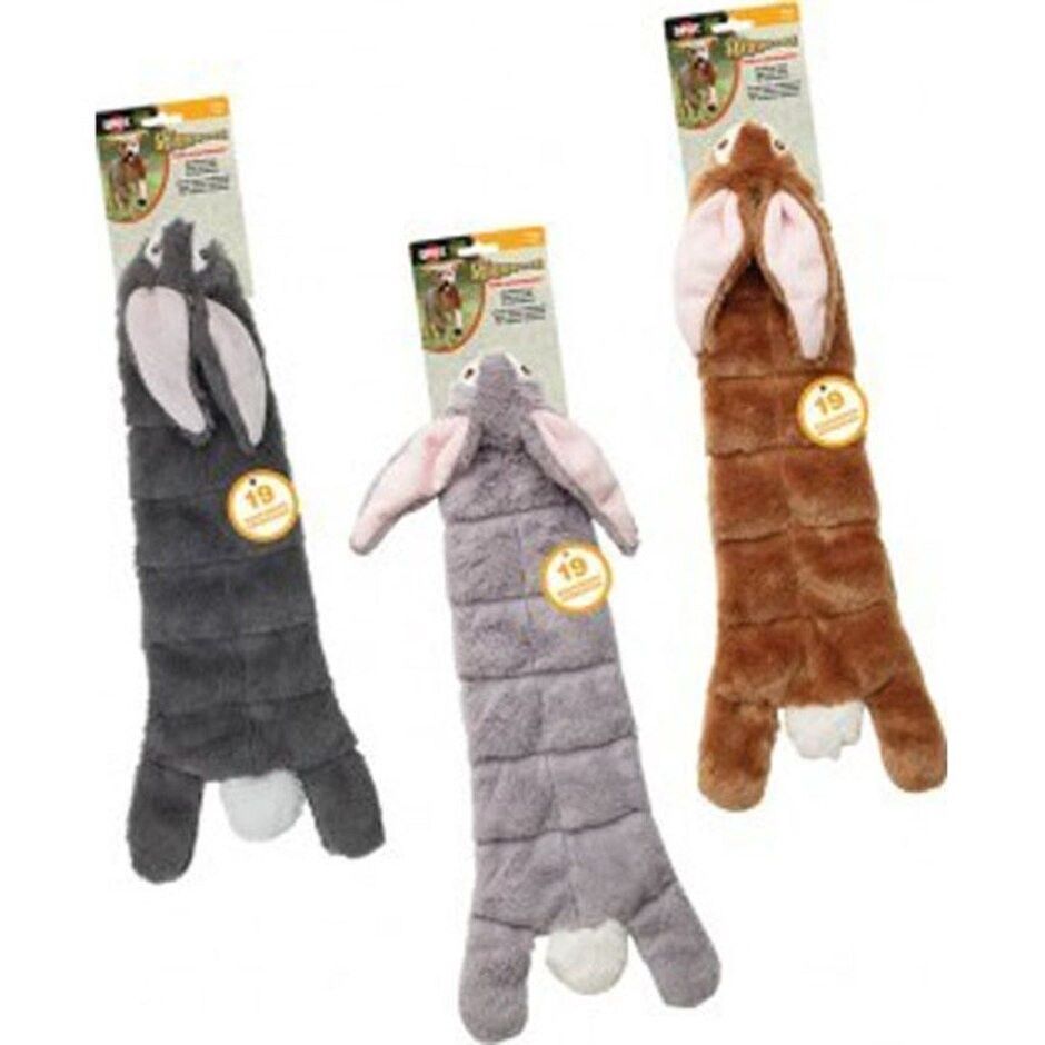 SKINNEEEZ MULTI SQUEAKER RABBIT