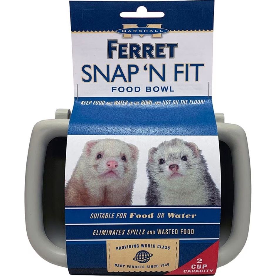 MARSHALL FERRET SNAP &#39;N FIT FOOD BOWL