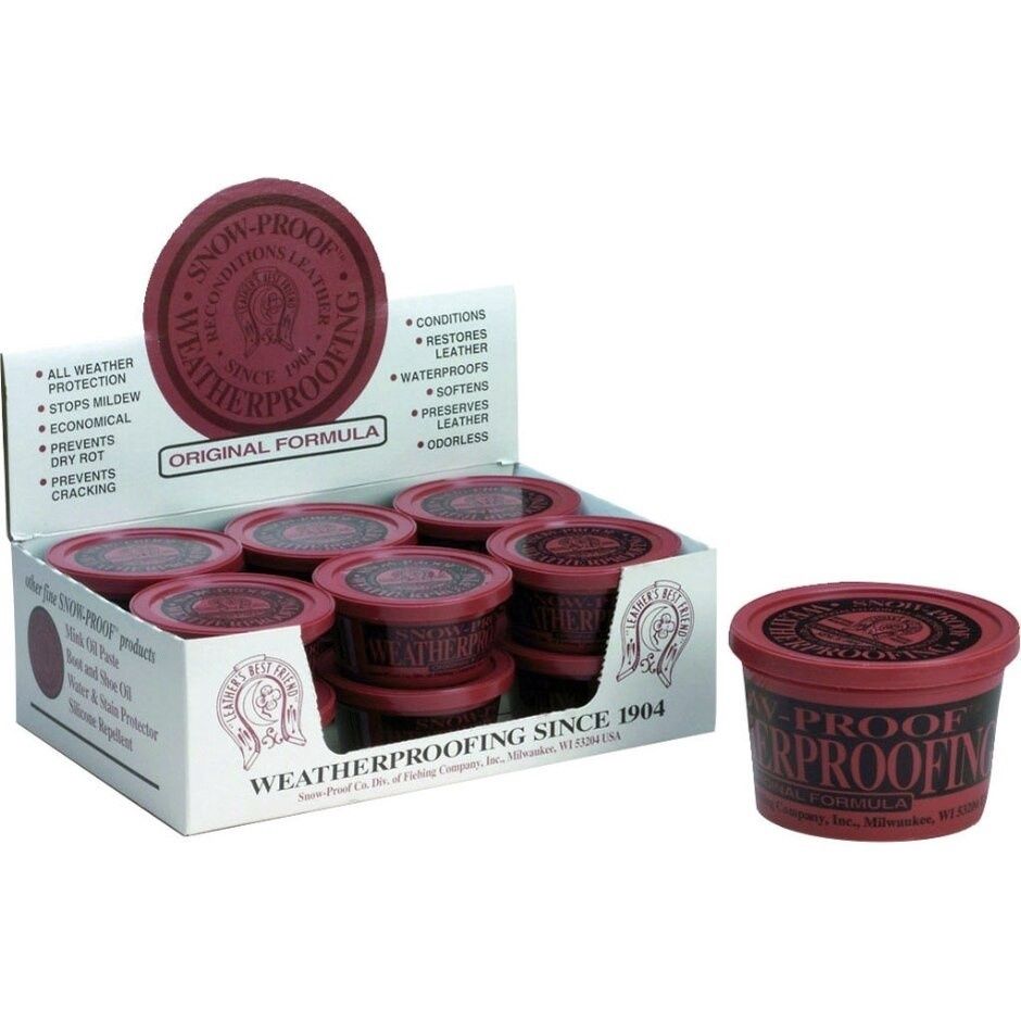 SNOW PROOF WEATHERPROOFING PASTE, Size: 3 oz