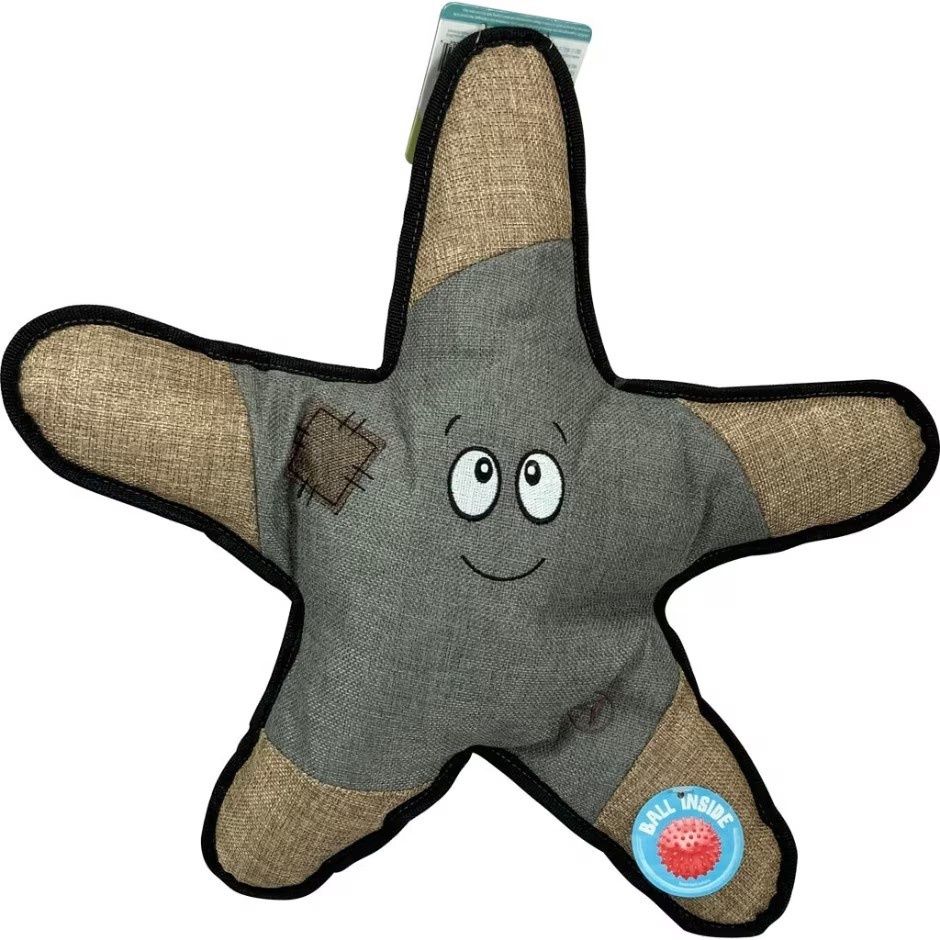 SNUGAROOZ SOPHIE THE STARFISH W/RUBBER SPIKEY BALL