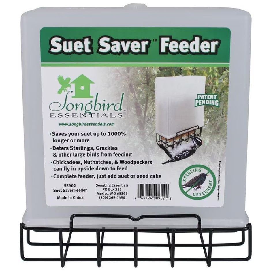 Songbird Essentials Suet Saver Feeder