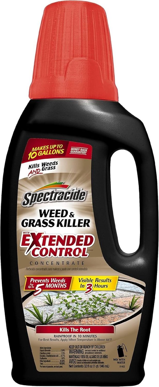 SPECTRACIDE WEED &amp; GRASS EXTENDED CONTROL CONCENTRATE, Size: 32 oz
