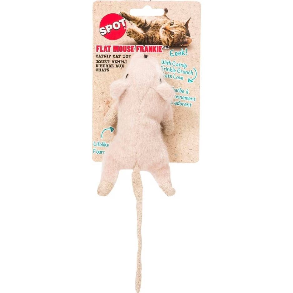 SPOT FLAT MOUSE FRANKIE W/CATNIP