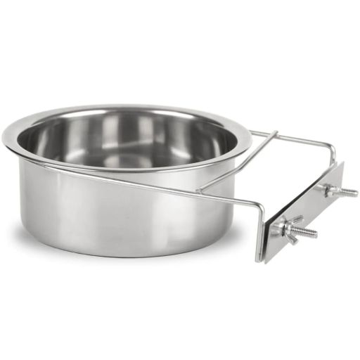 Jeffers 5oz Stainless Steel Coop Cup with Clamp Holder