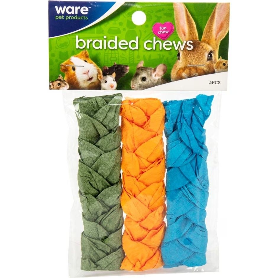 BRAIDED CHEWS FOR SMALL ANIMALS