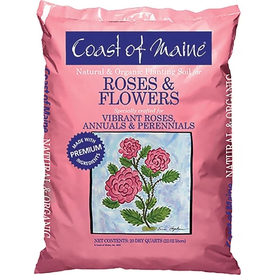 Coast of Maine Roses and Flowers Organic Planting Soil 20qt