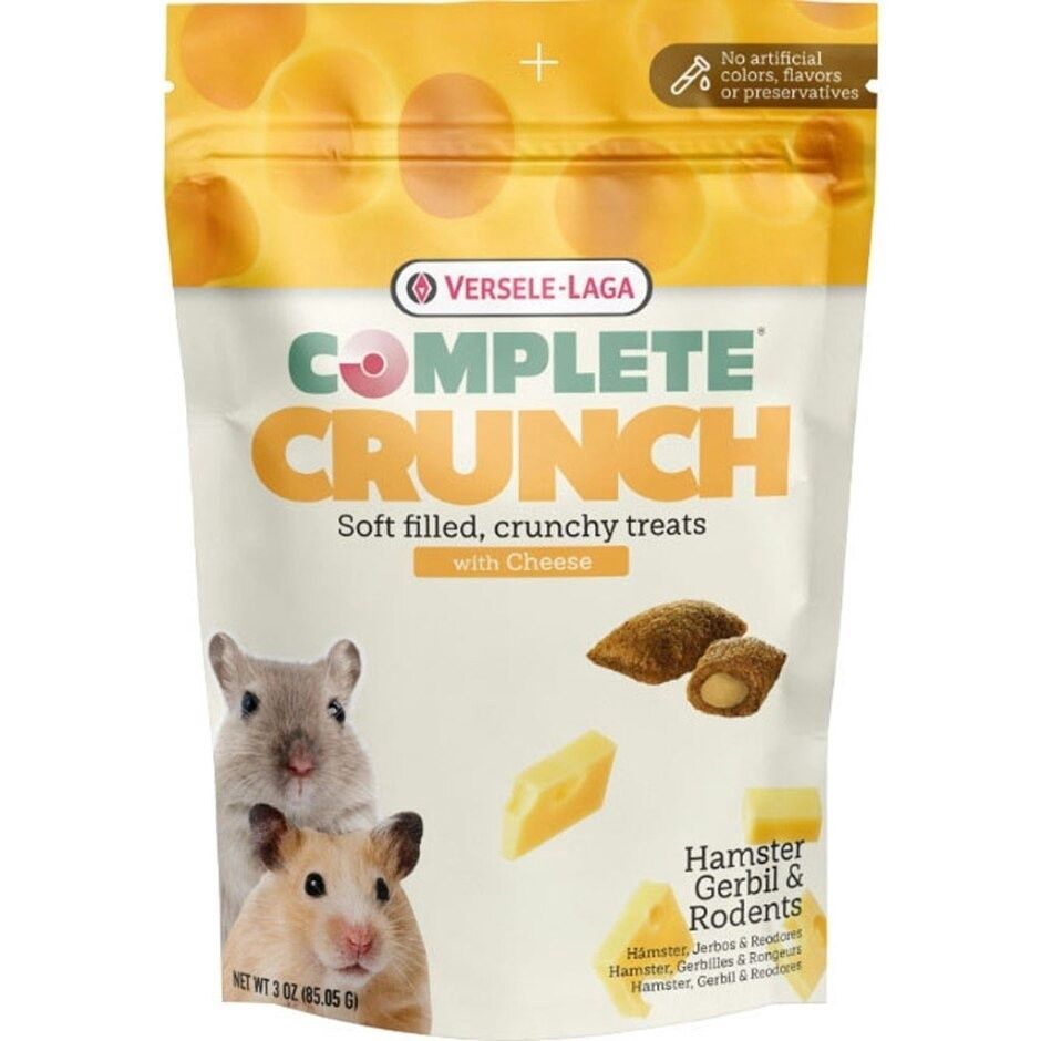 COMPLETE CRUNCH TREATS W/ CHEESE FOR HAMSTERS AND GERBILS