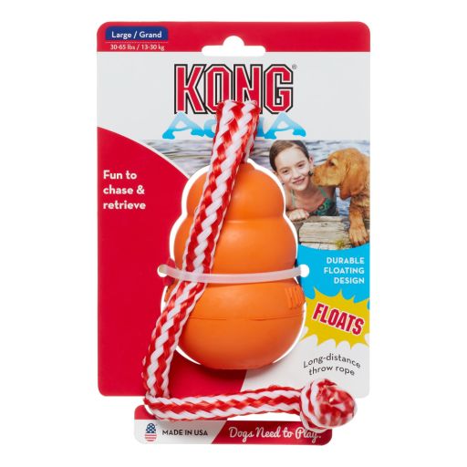 KONG Aqua Retrieval Floating Dog Toy Large