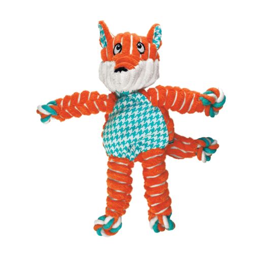KONG Floppy Knots Fox Dog Toy - S/M