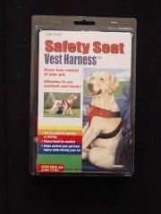 Safety Seat Vest Harness Red Extra Small