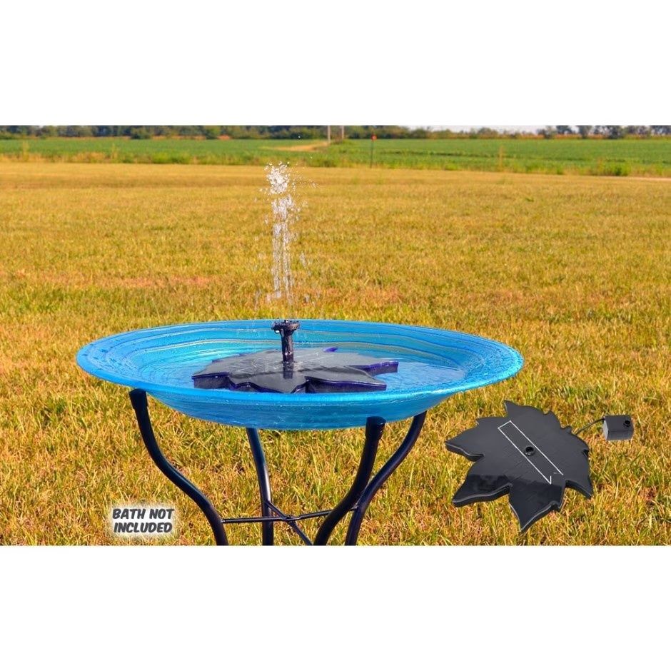 FLOATING LEAF SOLAR BUBBLER